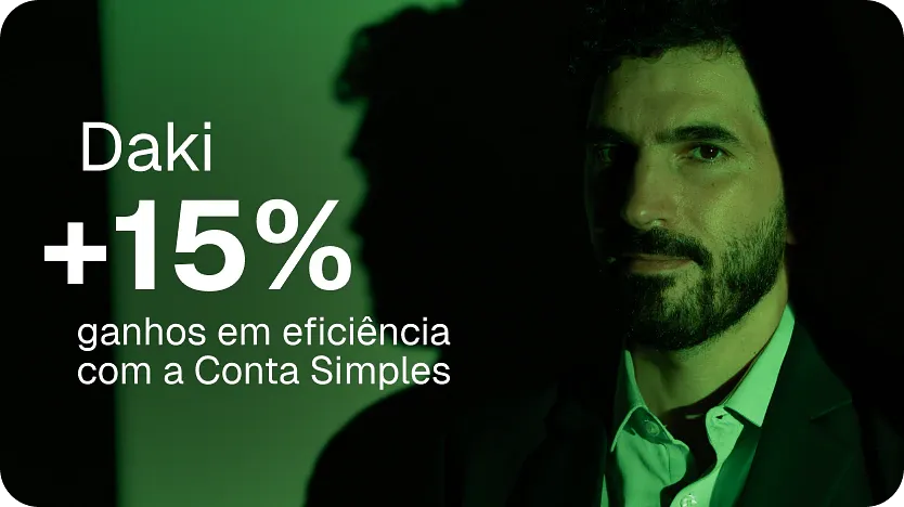 Daki obteve mais de 15% com ganhos em eficiência com a Conta Simples
