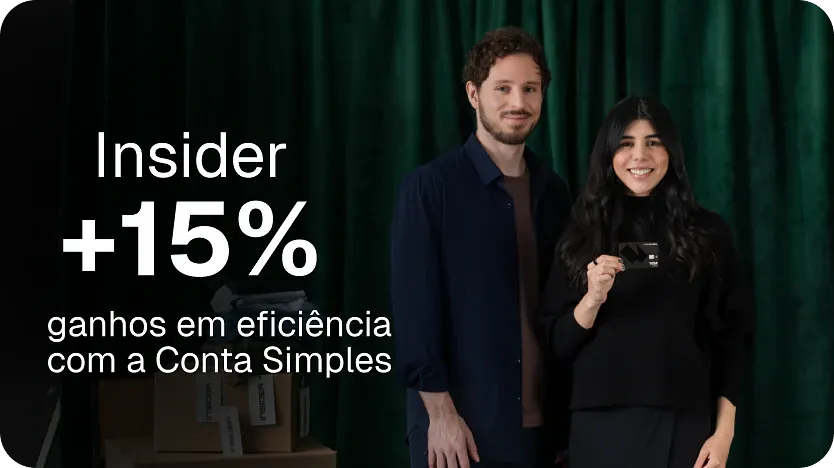 Insider obteve mais de 15% com ganhos em eficiência com a Conta Simples